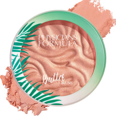 Physicians Formula compact front view showing product and shade Saucy Mauve benefit luminous flush