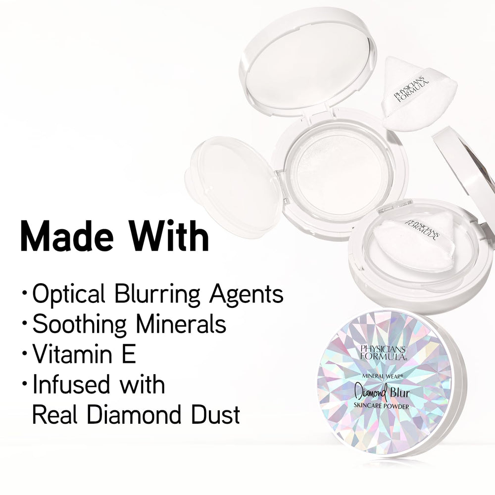 Physicians Formula open jar showing contents and ingredient label
