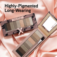 Physicians Formula open palette displaying nine organized nude and shimmer shades