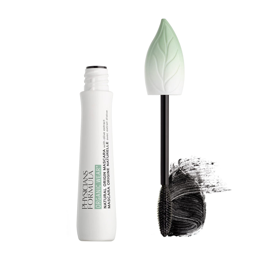 Physicians Formula front packaging showing natural black mascara benefits