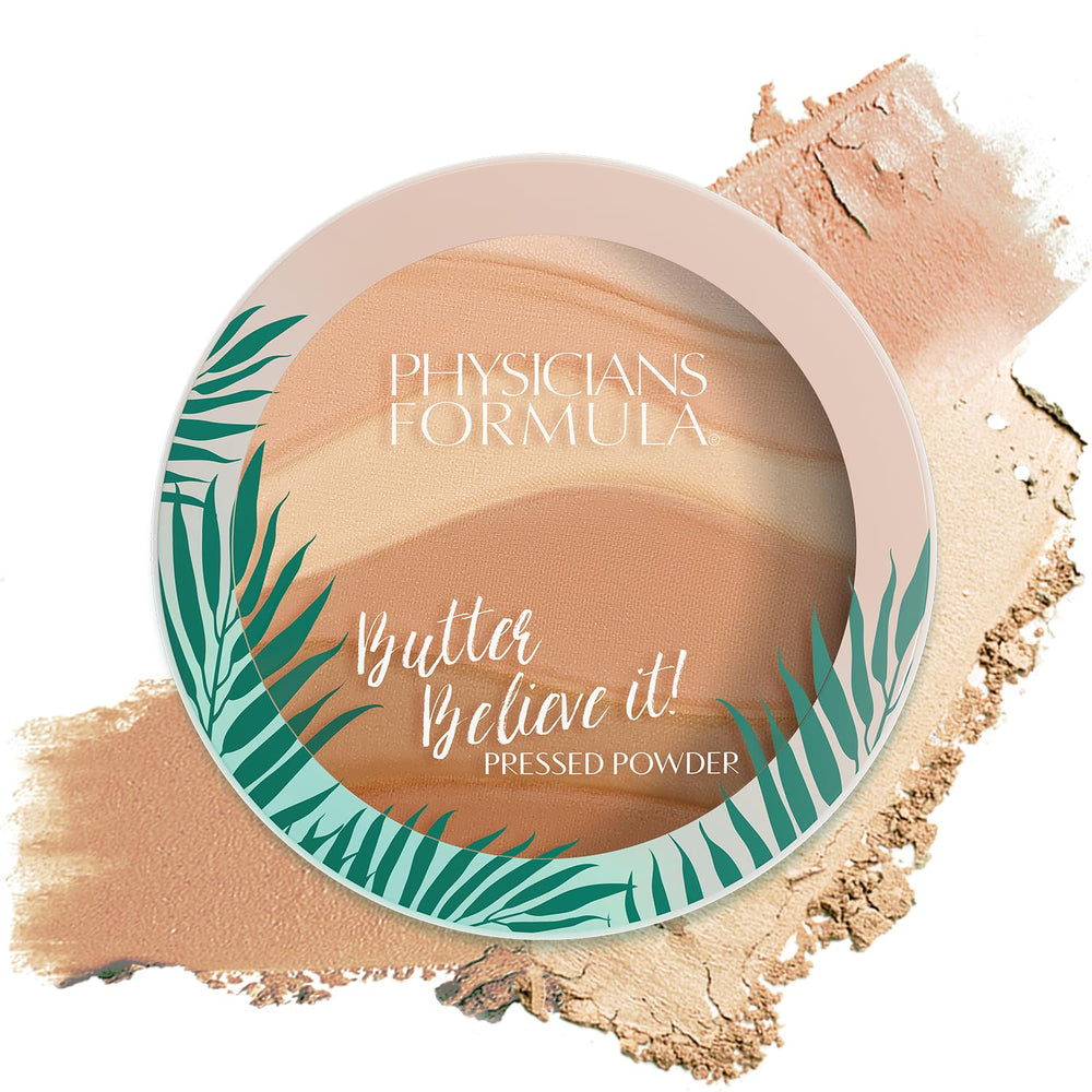 Physicians Formula compact front packaging showing creamy natural shade and easy portability