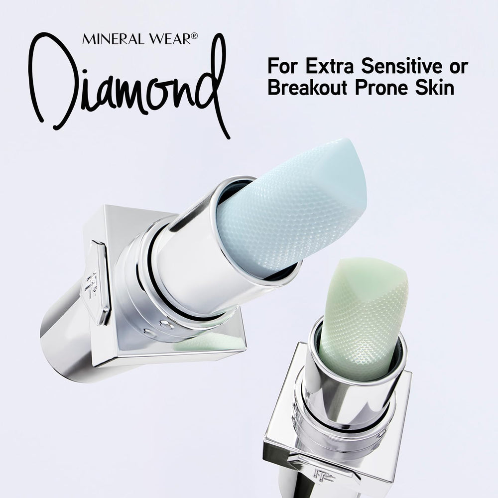 Physicians Formula Sapphire ingredients label showing Plumping Complex and Vitamin E benefits
