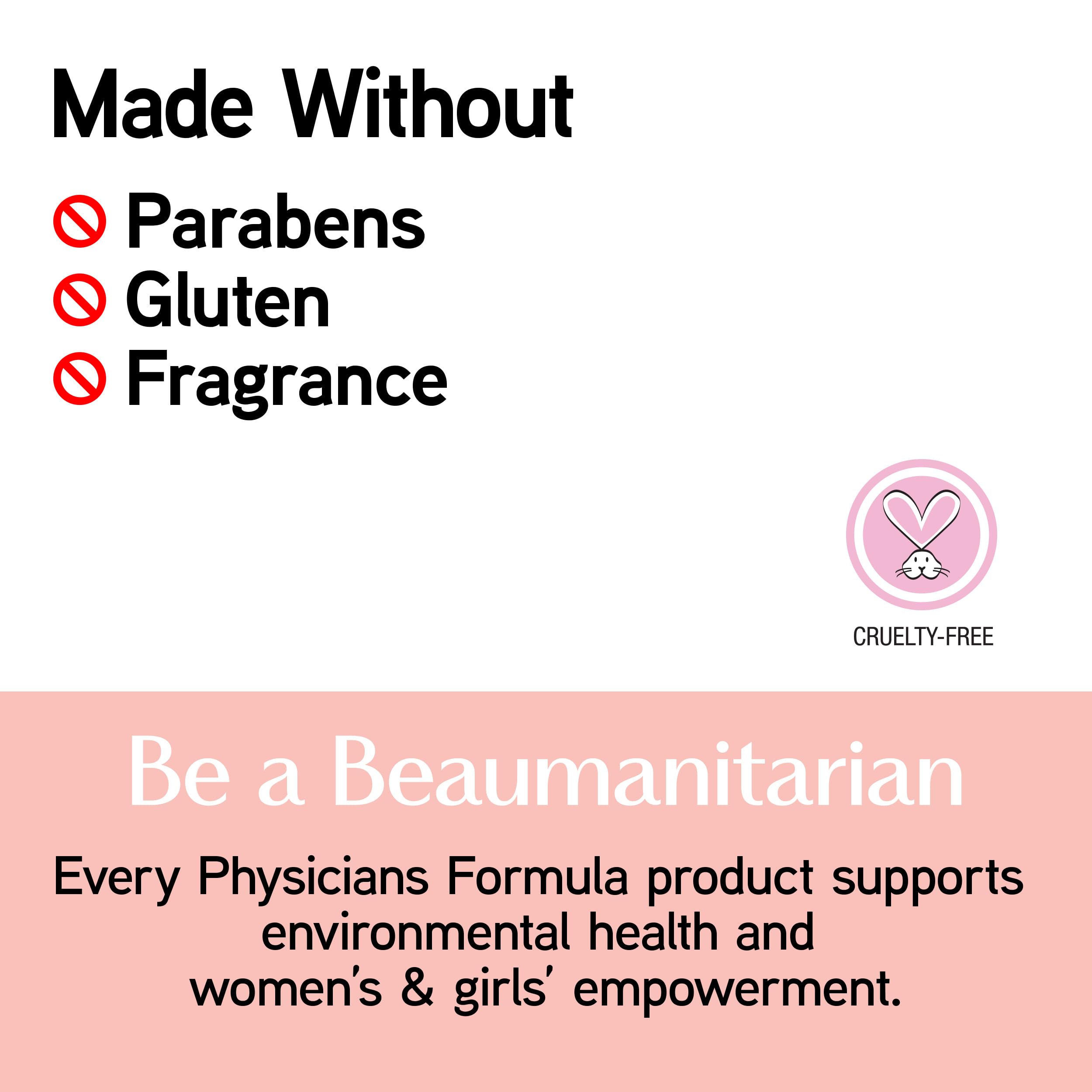 Physicians Formula model applying eyeliner and mascara demonstrating precise definition and volume