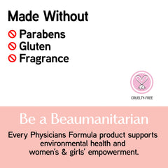 Physicians Formula model applying eyeliner and mascara demonstrating precise definition and volume