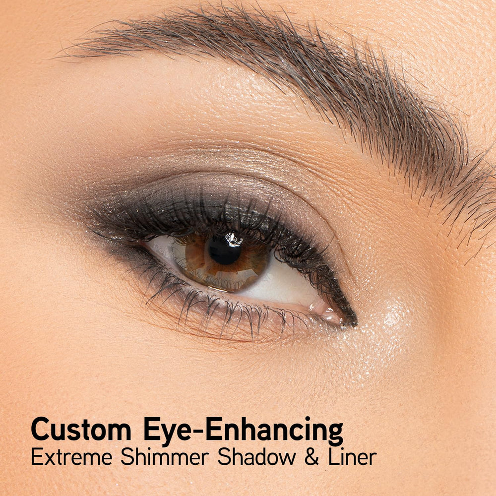 Physicians Formula open top view with visible pans and reflective powders for easy shade selection