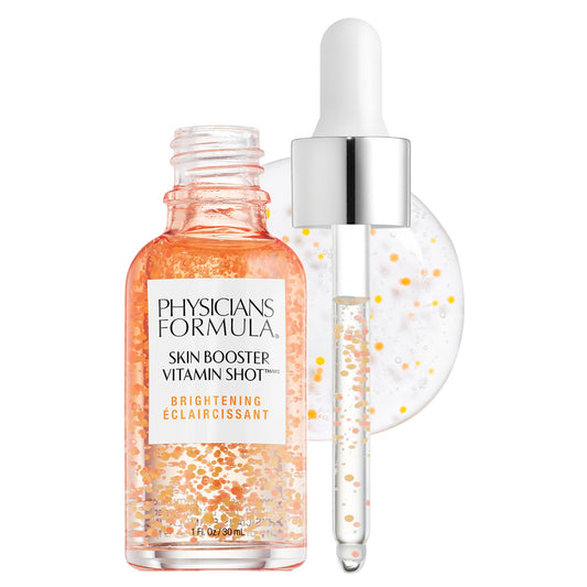 Physicians Formula front packaging showing vitamin shot for brighter skin benefits