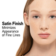 Physicians Formula powder texture close-up showing fine mineral particles for smooth finish
