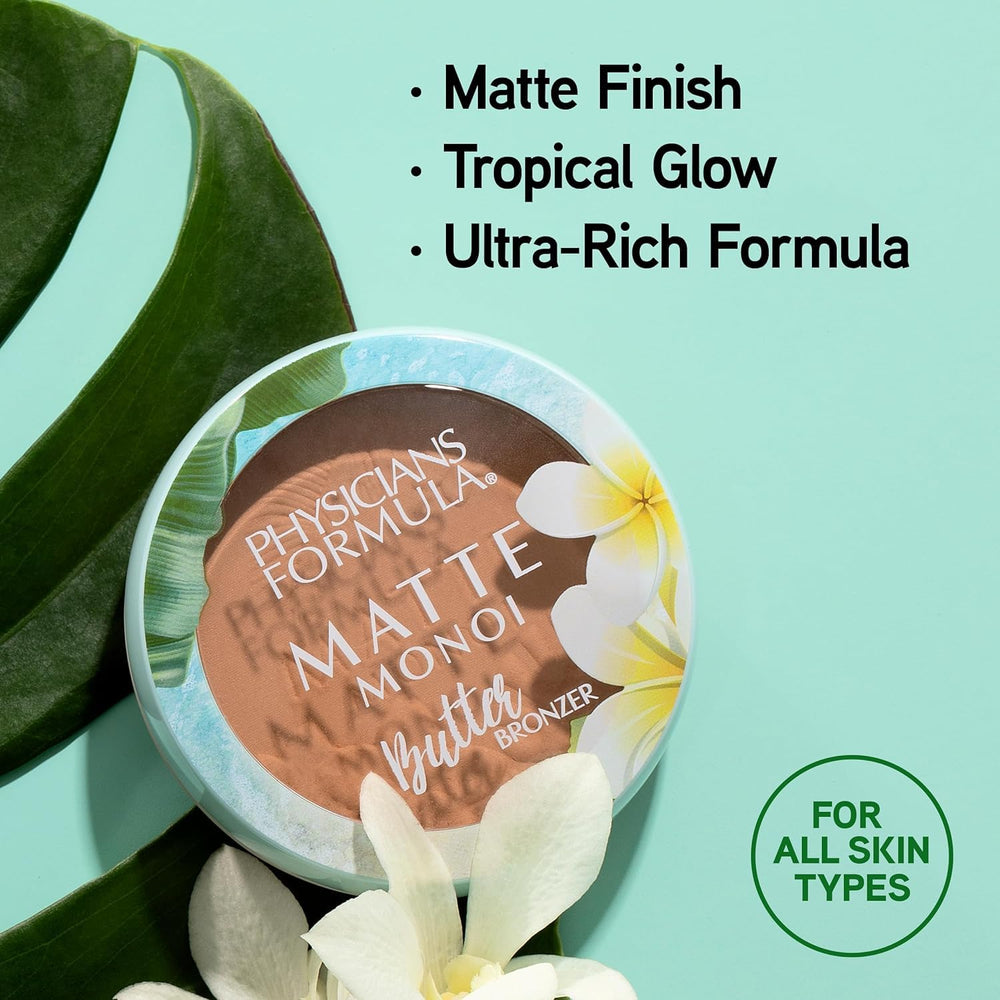 Physicians Formula close-up of powder texture showing creamy matte finish benefit