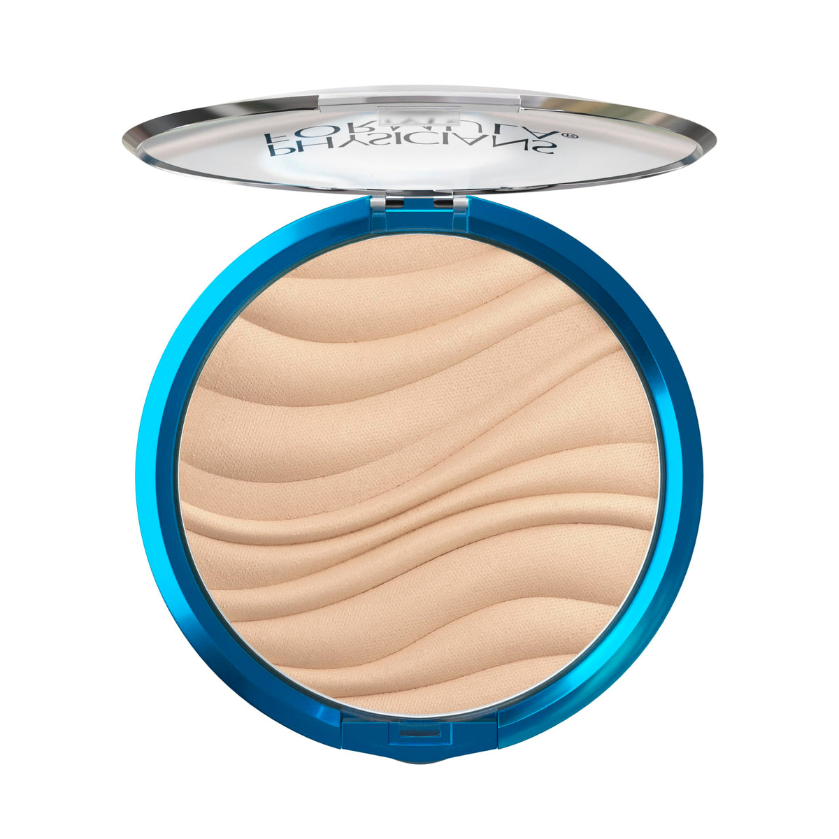 Physicians Formula compact front view showing sleek packaging and benefit of portability