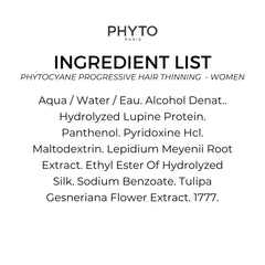 PHYTO phytocyane ingredient display of lupin and maca extracts, highlights plant-powered density support