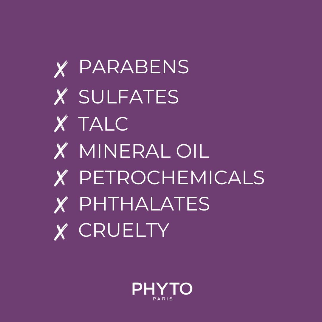 PHYTO phytocyane size and contents layout with vials and leaflet, clarifies one-month supply convenience