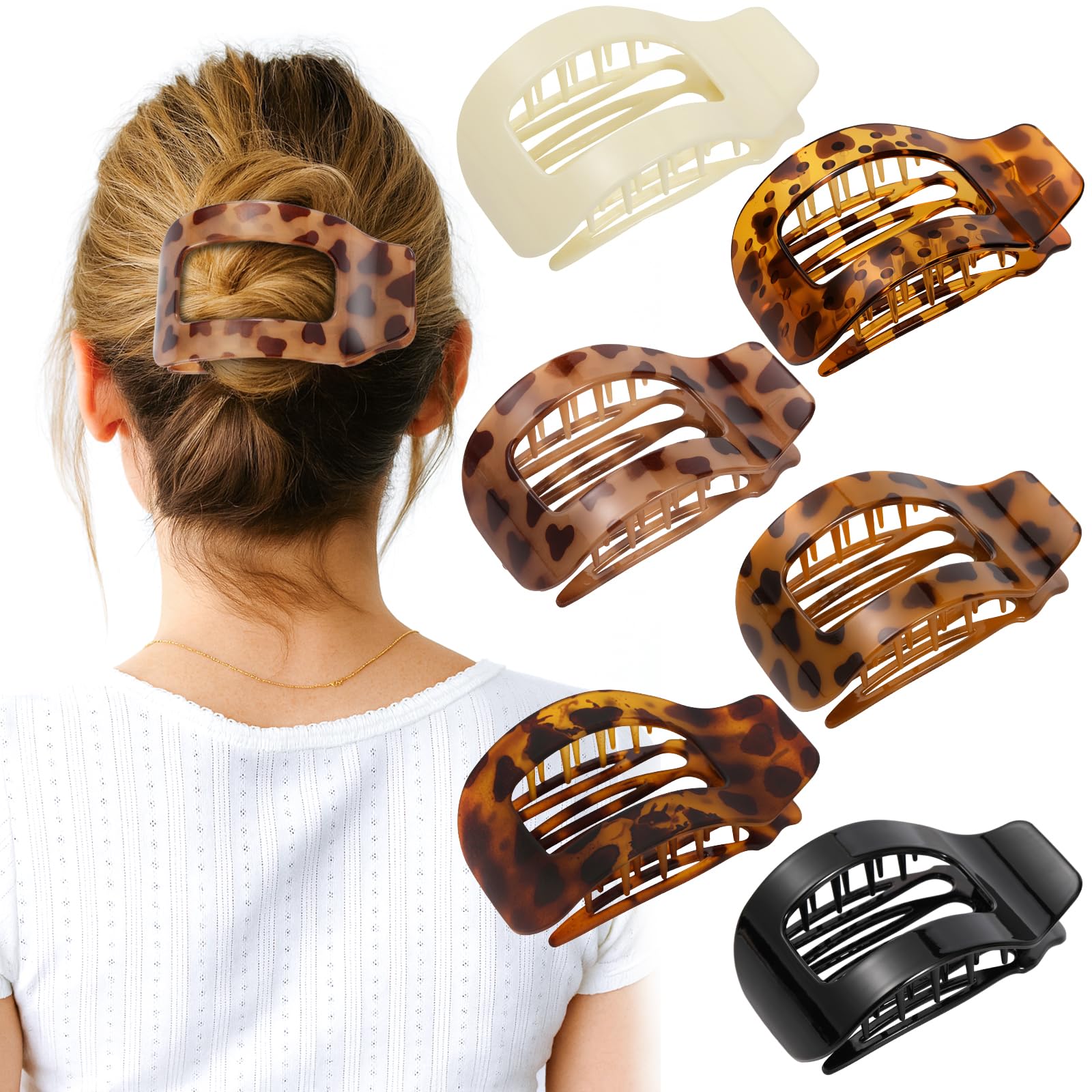 Phyzylvia front packaging showing six flat clips with neutral tones and durable look