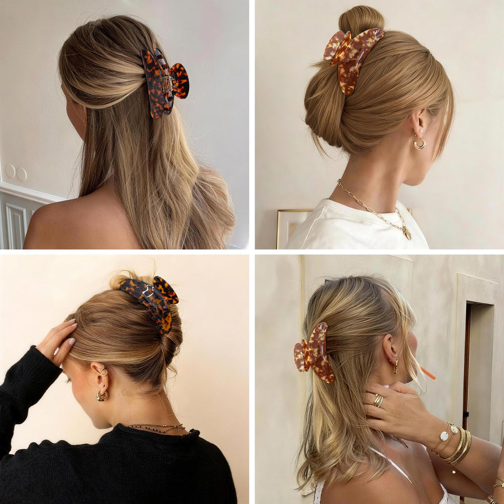 Phyzylvia clip used in a half-up style demonstrating quick everyday styling benefit