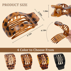Phyzylvia clip securing half-up hairstyle for quick styling