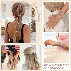 Phyzylvia hair tie in ponytail demonstrating secure hold during movement