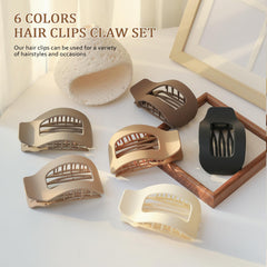 Phyzylvia neutral color clips arranged on table for versatile everyday styling