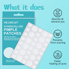 PICcircuit hydrocolloid texture close-up illustrating thin, skin-friendly material