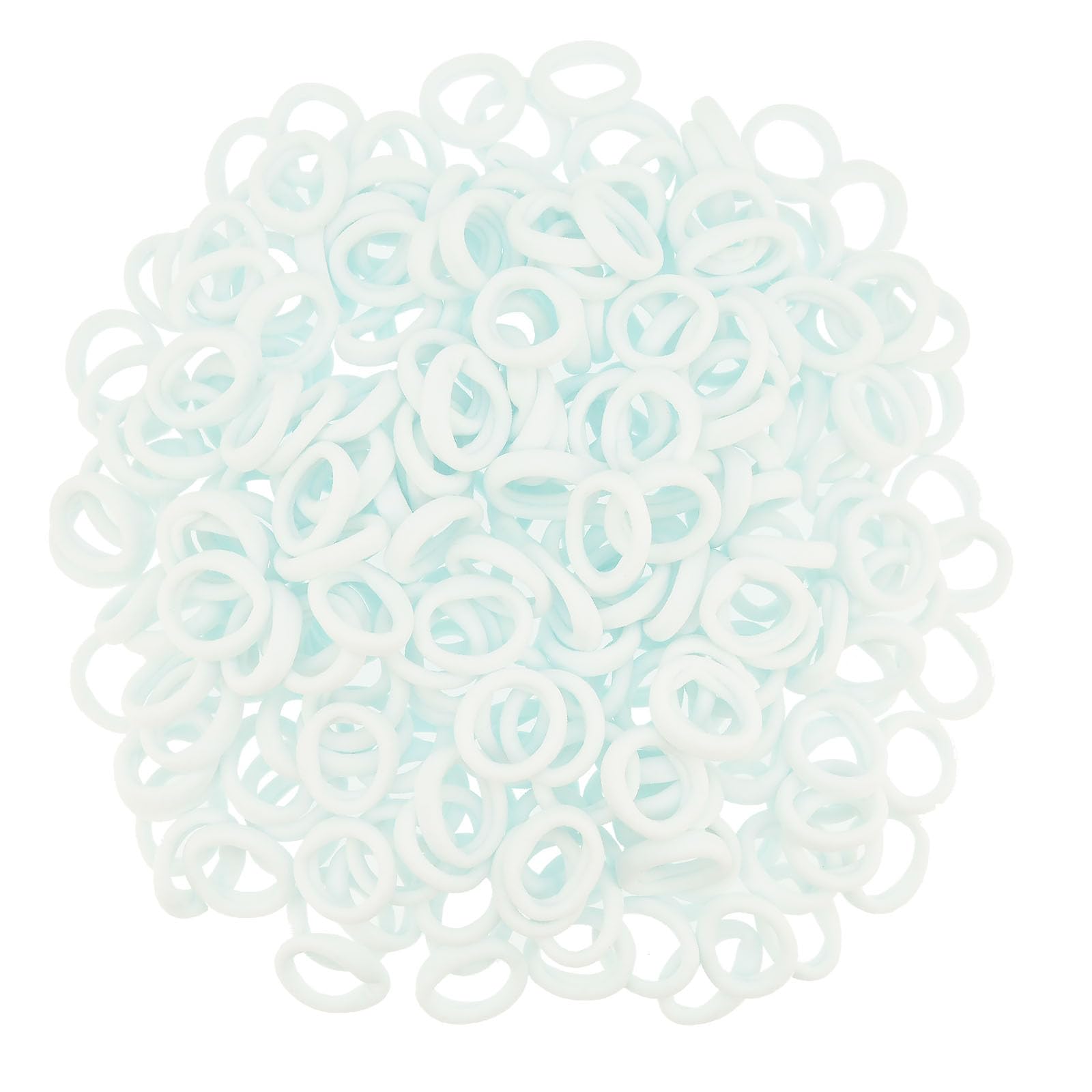 PIDOUDOU close-up of seamless white elastic texture for snag-free comfort