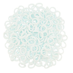 PIDOUDOU close-up of seamless white elastic texture for snag-free comfort