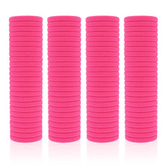 PIDOUDOU front packaging of 100 hotpink hair ties showing value pack benefit
