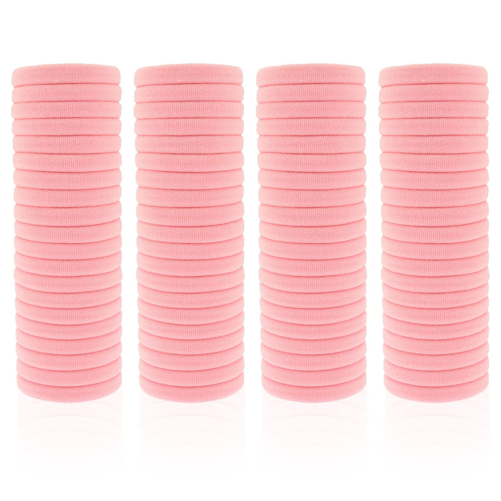 PIDOUDOU front pack of 100 light pink ties showing quantity and color benefit