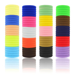 PIDOUDOU pack of 100 assorted hair ties showing value and variety