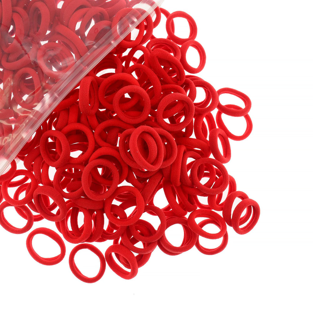 PIDOUDOU front packaging showing 200 red hair ties and bulk value
