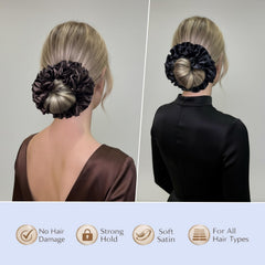 PIDOUDOU worn in high ponytail demonstrates strong hold and lifted style benefit