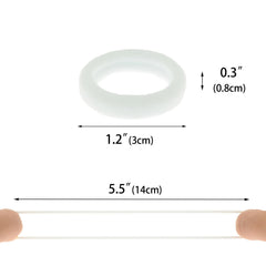 PIDOUDOU on toddler wearing white ponytail holder showing secure gentle hold