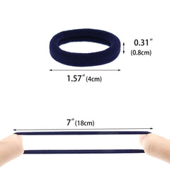 PIDOUDOU hair ties in hand for size and quantity reference