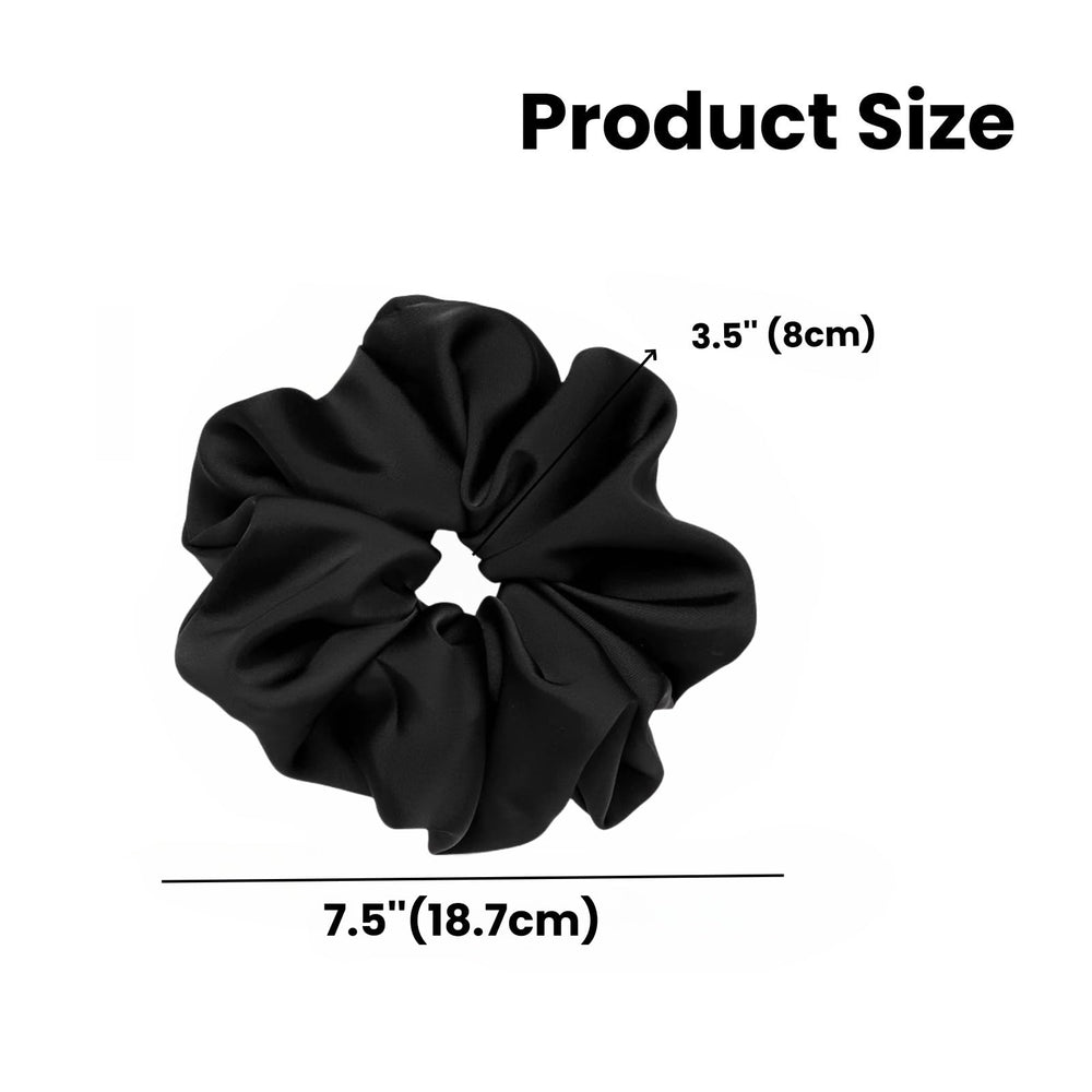 PIDOUDOU scrunchie worn in high ponytail demonstrating strong hold and style