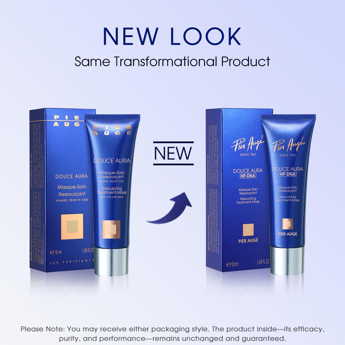 Pier Augé boxed packaging as a gift suggesting premium French skincare