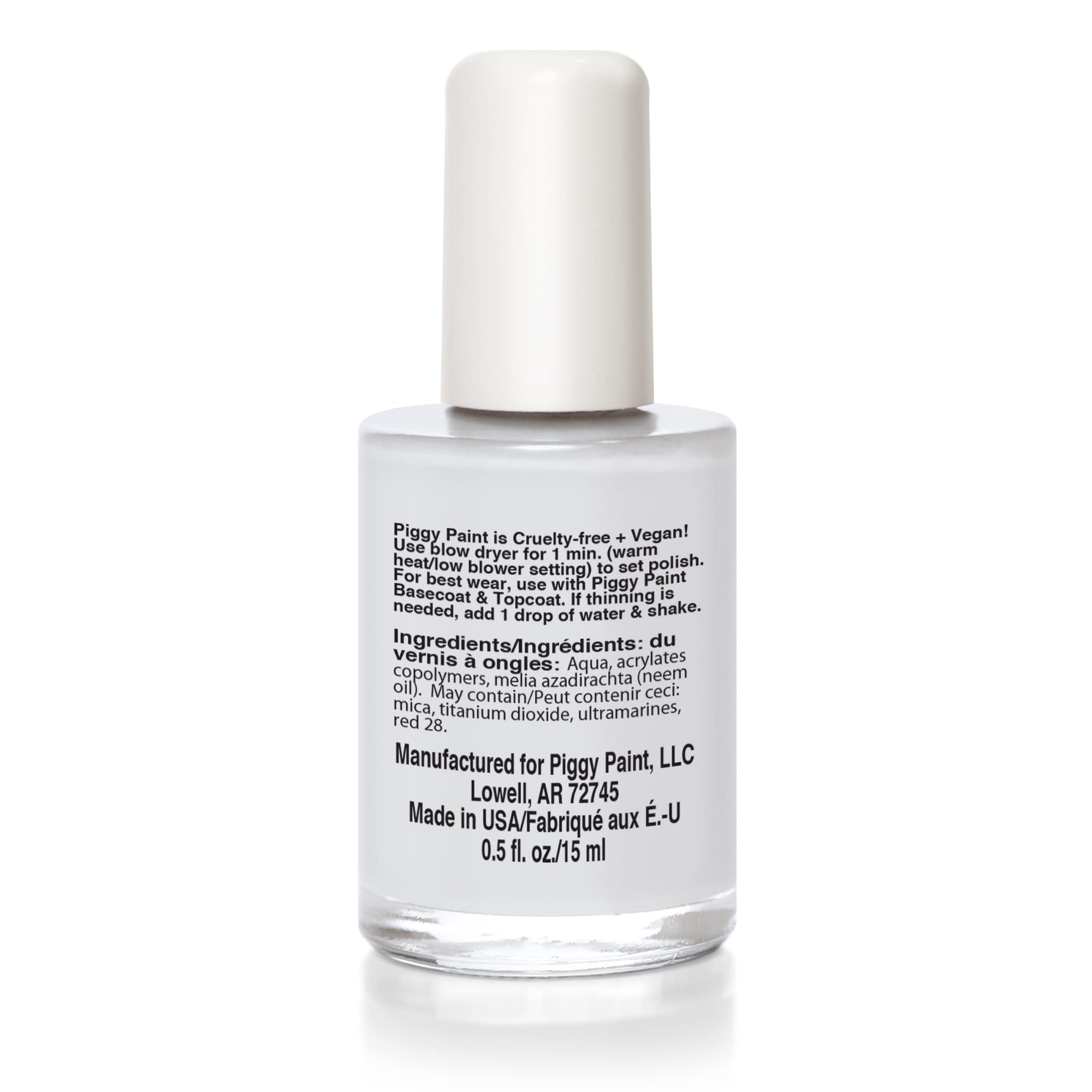 Piggy Paint close-up brush applicator demonstrating smooth, even coverage benefit