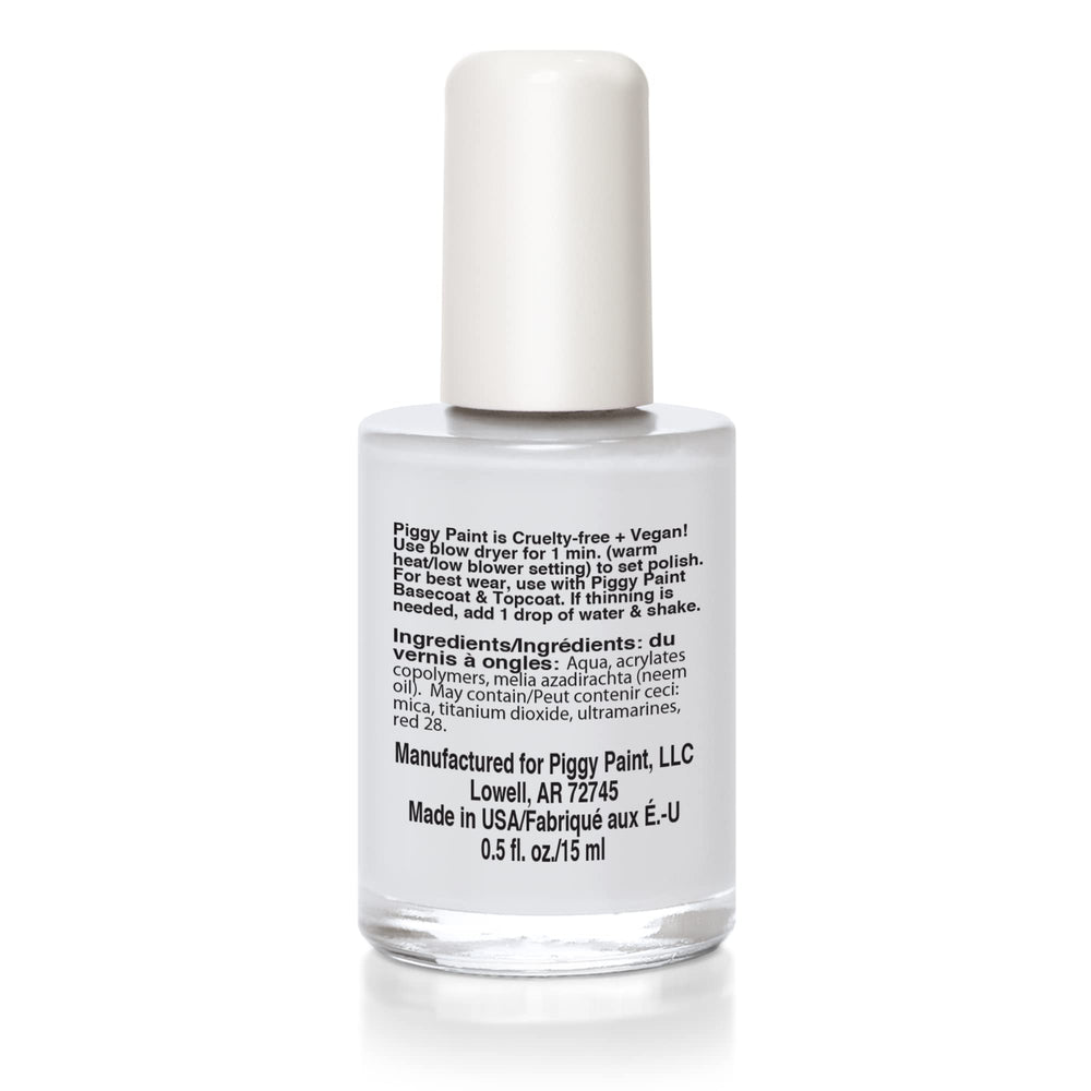 Piggy Paint close-up brush applicator demonstrating smooth, even coverage benefit