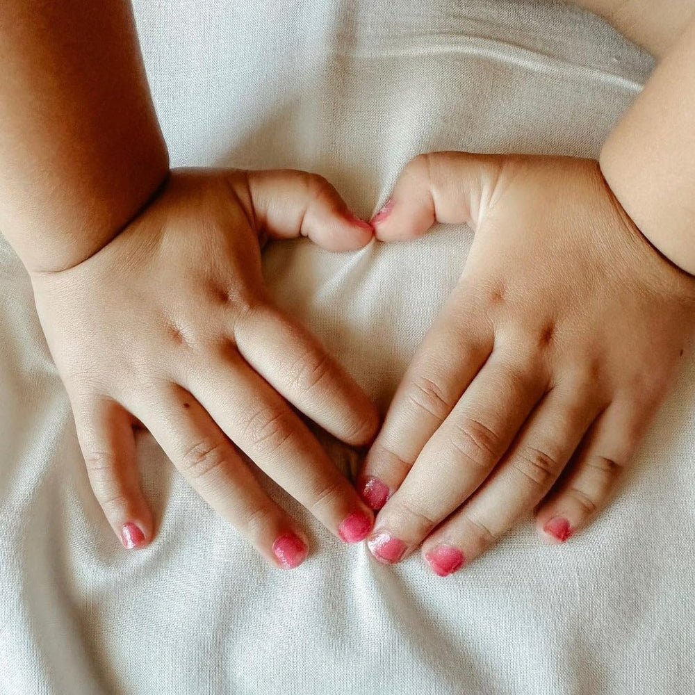 Piggy Paint family manicure scene showing safe, odorless fun for kids