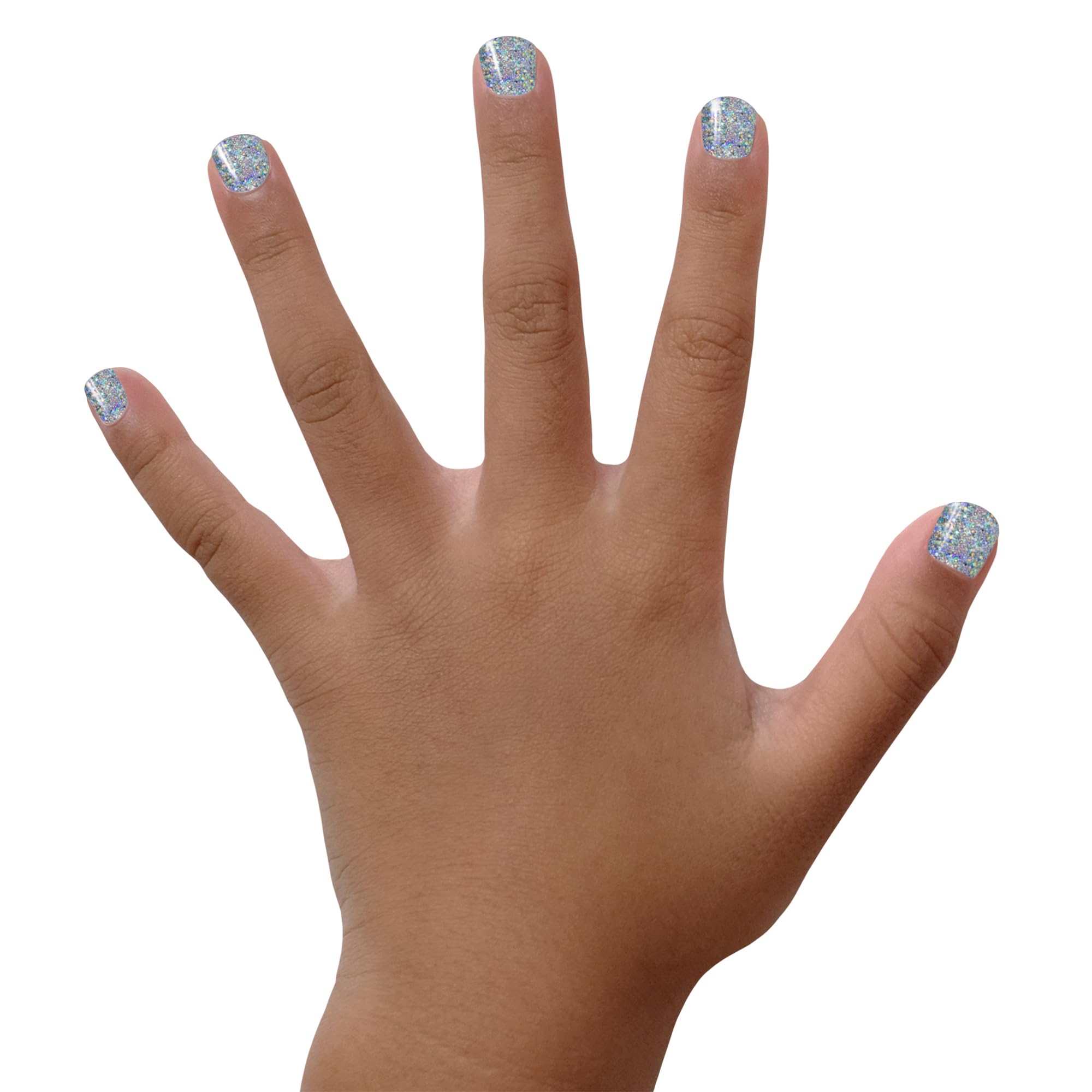 Piggy Paint on child’s nails during application demonstrating safe fun