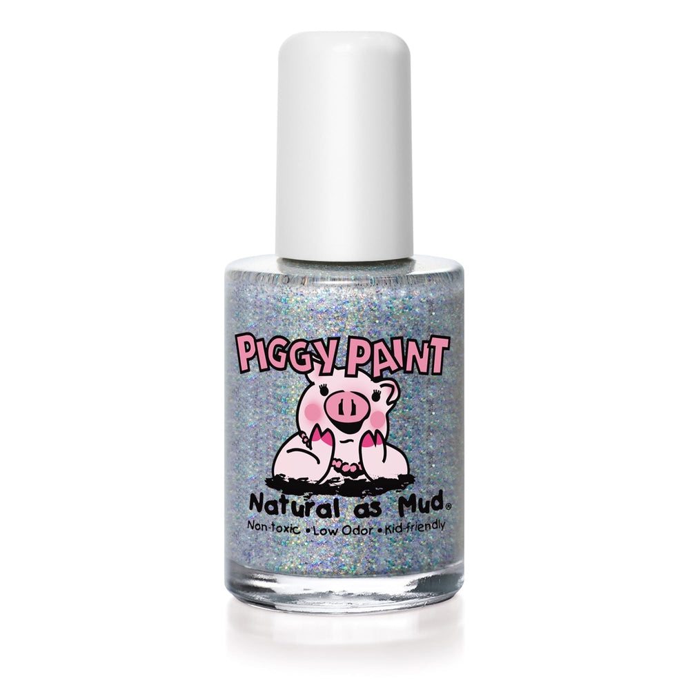 Piggy Paint Glitterbug front bottle showing color and full-size benefit