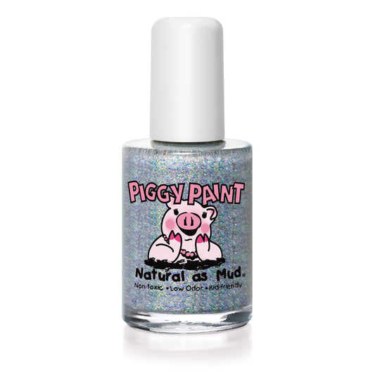 Piggy Paint Glitterbug front bottle showing color and full-size benefit