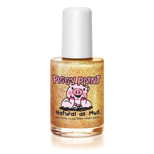 Piggy Paint front bottle showing Heart of Gold shade and child-safe finish