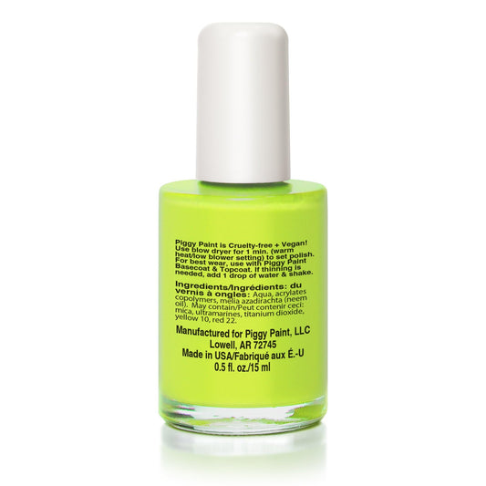 Piggy Paint cap and brush close-up demonstrating precise application control