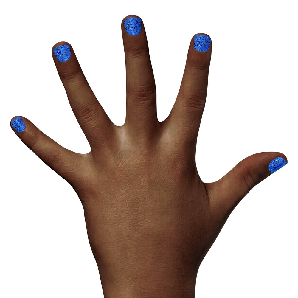 Piggy Paint on a child’s fingernails shows low-odor finish and kid-friendly benefit