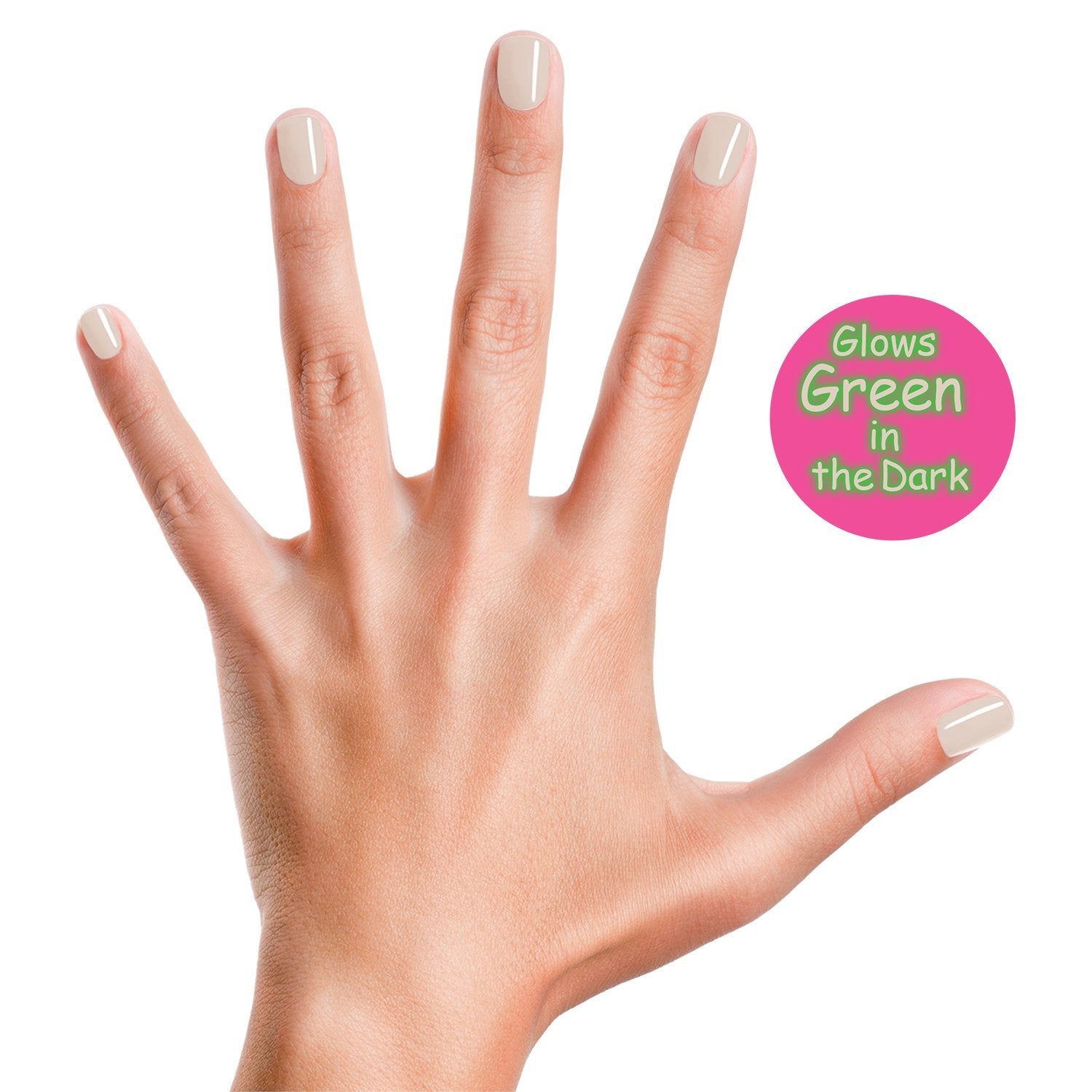 Piggy Paint on child's nails during application showing safe fun