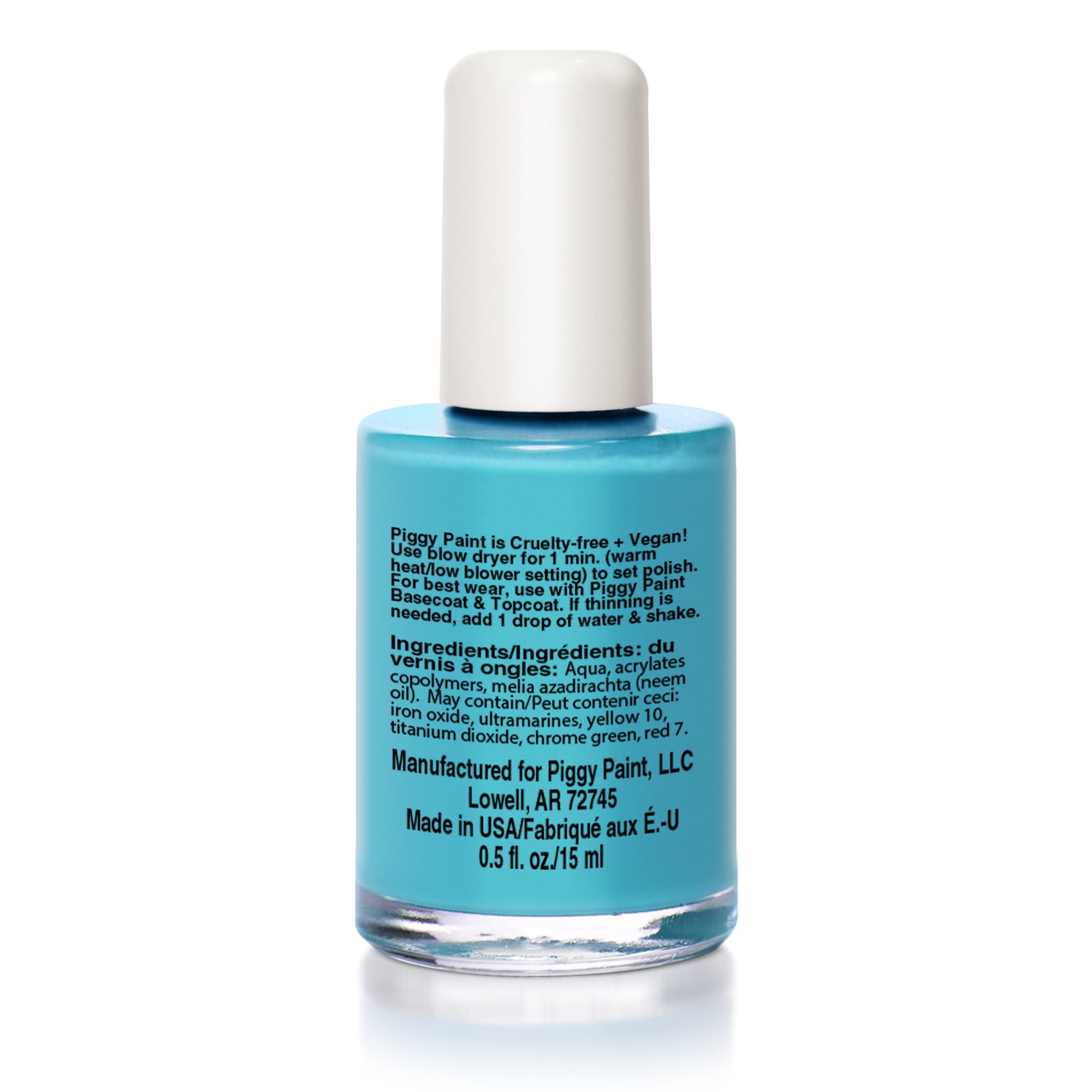 Piggy Paint Sea-quin brush stroke of color illustrating smooth coverage