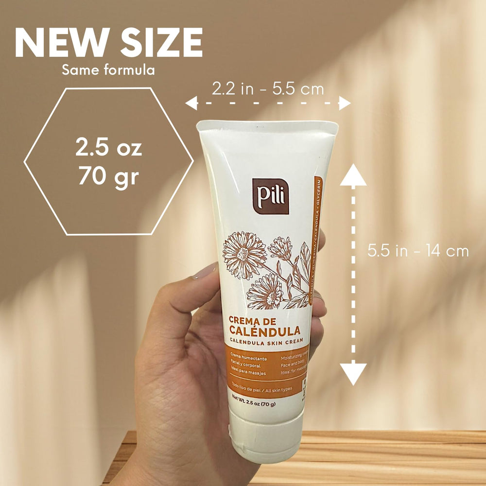 Pili Natural jar beside a coin for size comparison and travel convenience
