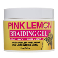 PINK LEMON front packaging showing 5 oz jar and branding benefits