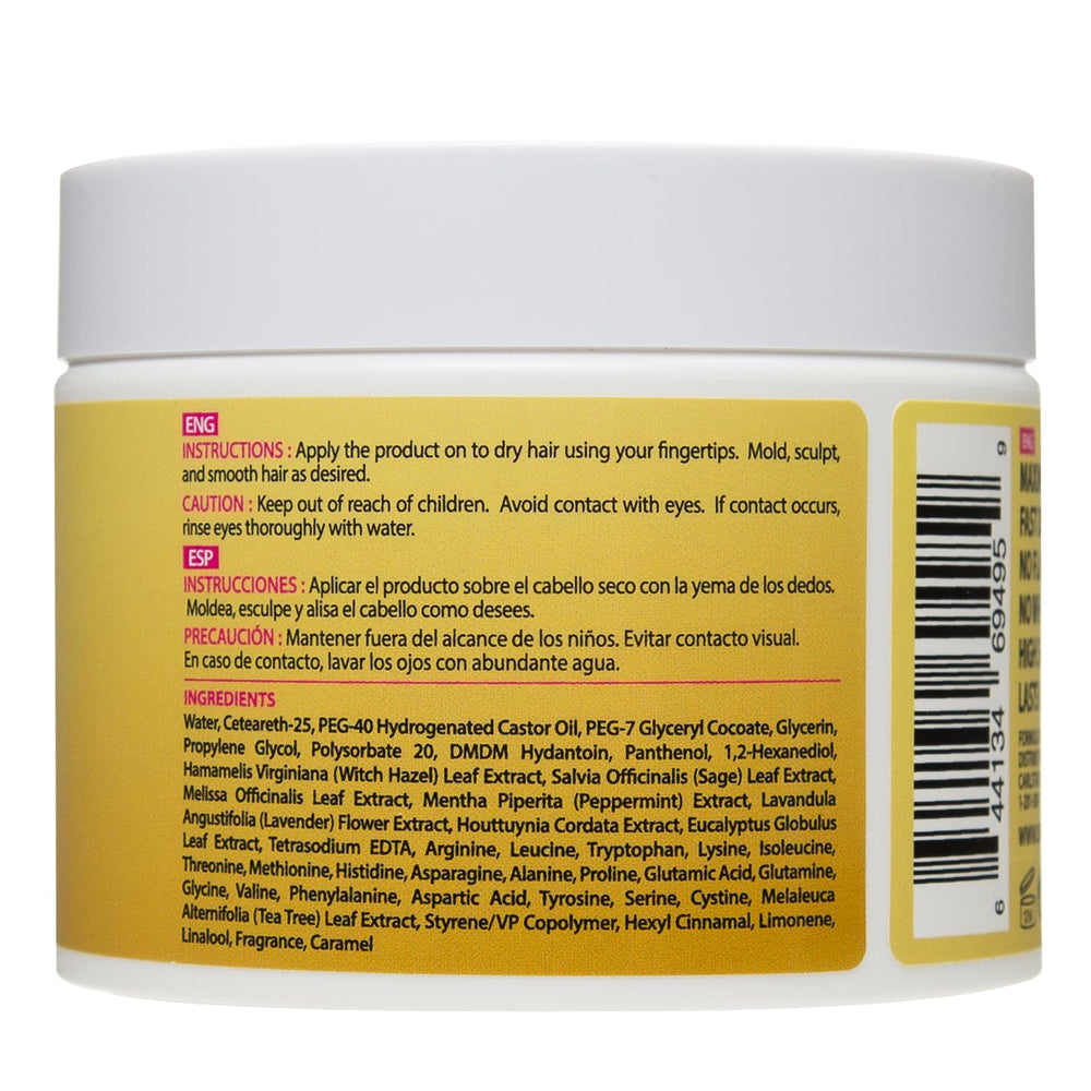 PINK LEMON applied to faux locs showing secure hold without stiffness