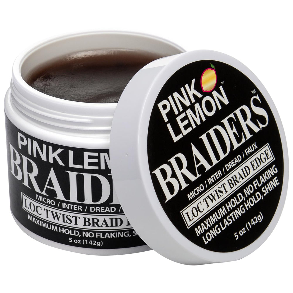 PINK LEMON jar on salon shelf illustrating professional-stylist use