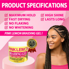 PINK LEMON gel on fingers demonstrating easy application and non-flaking hold