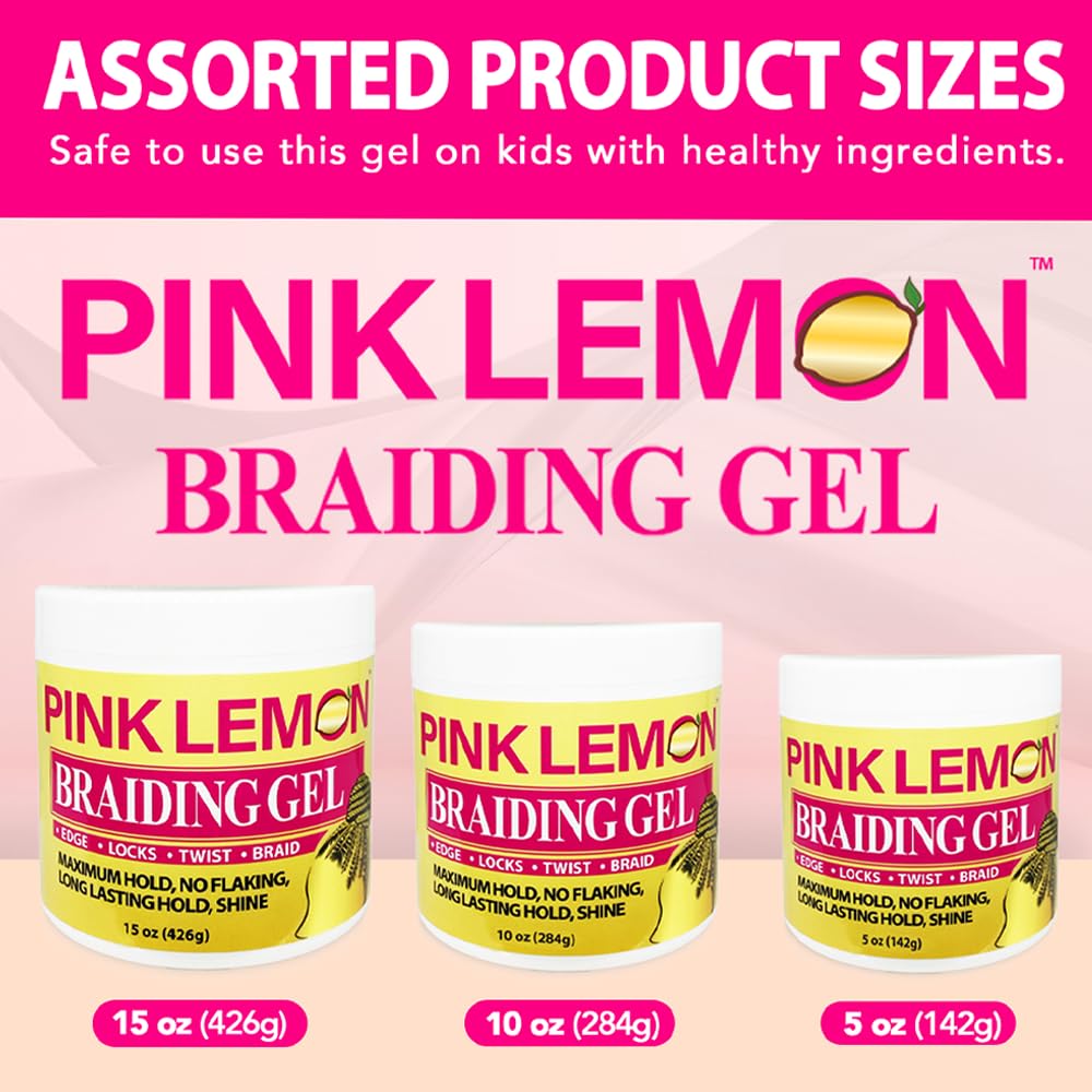 PINK LEMON gel size comparison next to ruler showing compact 5 oz convenience