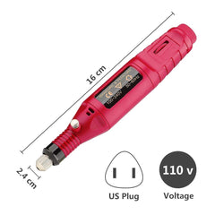 Pinkiou handpiece close-up highlighting ergonomic pen shape and precise control